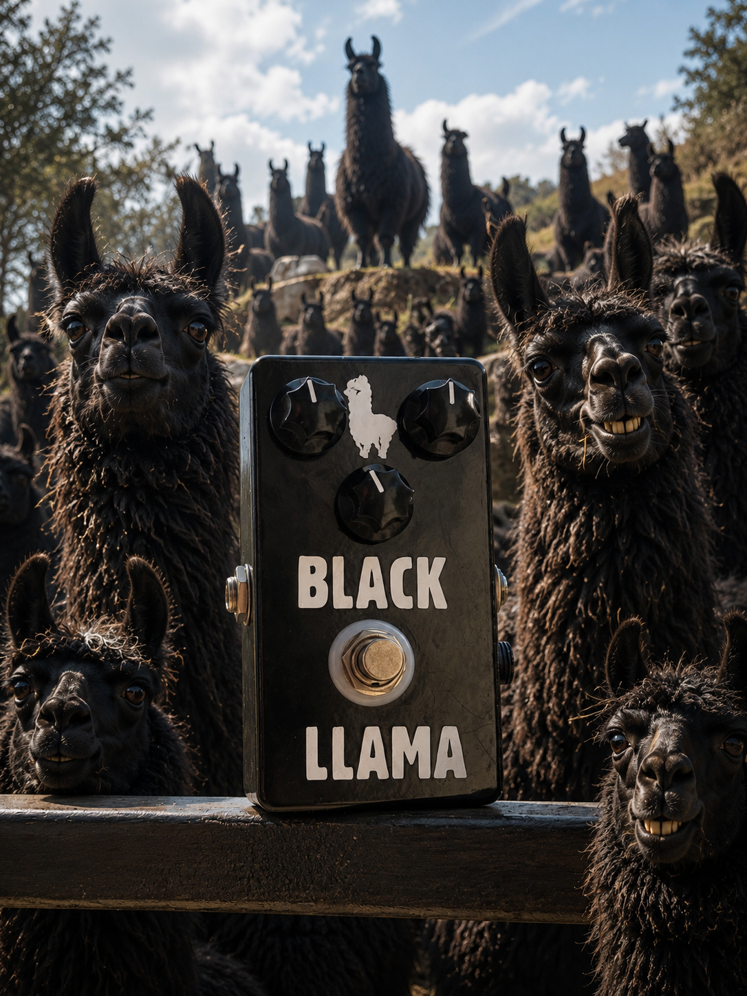 ThunderVolt Pedals Black Llama Overdrive